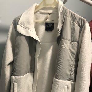 White Northface fleece